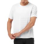 Camisetas blancas de running rebajadas Salomon talla M para hombre 