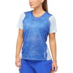 Camisetas azules de running Salomon talla XL para hombre 
