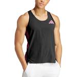Camisetas negras de running rebajadas sin mangas adidas Adizero talla XS para hombre 