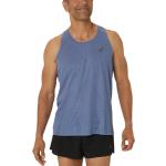 Camisetas azules de running sin mangas Asics Metarun talla L para hombre 