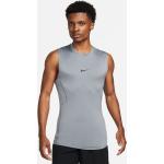 Camisetas deportivas grises sin mangas Nike Pro talla XL para hombre 
