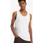 Camisetas estampada blancas de algodón sin mangas LEVI´S Housemark talla M para hombre 