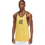 Camisetas deportivas amarillas sin mangas Nike Dri-Fit talla XL para hombre 
