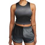 Tops deportivos marrones sin mangas Nike Dri-Fit talla XL para mujer 