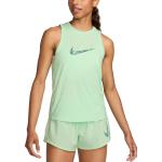 Camisetas verdes de running sin mangas Nike Swoosh talla M para mujer 