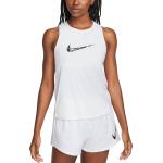 Camisetas blancas de running sin mangas Nike Swoosh talla M para mujer 