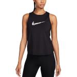 Camisetas negras de running sin mangas Nike Swoosh talla XS para mujer 
