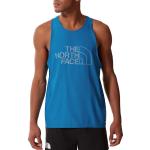 Camisetas azules de running rebajadas sin mangas The North Face talla M para hombre 