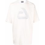 Camisetas de algodón de manga corta rebajadas manga corta con cuello redondo con logo Diesel talla XS para hombre 