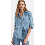 Camisas azules de algodón de verano LEVI´S talla XS para mujer 