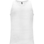 Camisetas térmicas blancas de algodón de invierno sin mangas con cuello redondo talla L para hombre 