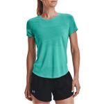 Camisetas verdes de running rebajadas Under Armour Streaker talla S para mujer 