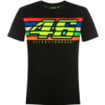 Camiseta VR46 Stripes Negra S