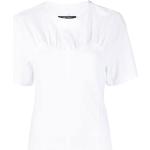 Camisetas blancas de algodón de manga corta manga corta con cuello redondo ISABEL MARANT para mujer 