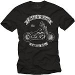 Camisetas de Motos para Hombre - Black Rock - Negr