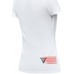 Camisetas blancas de manga corta tallas grandes manga corta con cuello redondo con logo DAINESE talla 3XL para mujer 