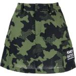 Minifaldas verdes de poliester rebajadas militares talla XS para mujer 