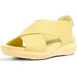 Sandalias amarillas de cuero de cuero Camper talla 40 para mujer 