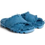 Sandalias azules de algodón de tiras formales acolchadas Camper CAMPERLAB talla 45 de materiales sostenibles para mujer 