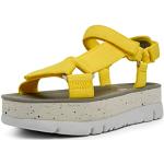 Sandalias amarillas rebajadas Camper talla 40 para mujer 