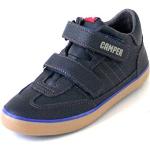 Sneakers azul marino de goma con velcro informales acolchados Camper Pursuit talla 25 infantiles 