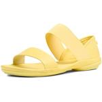 Sandalias amarillas de cuero de cuero Camper Right talla 35 para mujer 