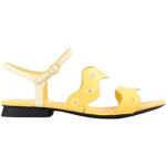 Sandalias amarillas de goma de tiras Camper talla 38 para mujer 