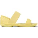 Sandalias amarillas de goma de cuero Camper talla 39 para mujer 