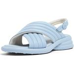 Sandalias azules celeste de piel suave de cuero rebajadas Camper talla 38 para mujer 
