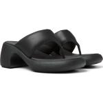 Sandalias negras de cuero con plataforma Camper talla 35 para mujer 