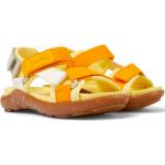 Sandalias naranja de goma de cuero Camper talla 27 para mujer 