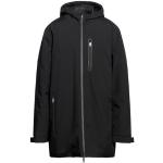 Abrigos negros de poliester con capucha  manga larga impermeables acolchados Canadiens talla 4XL para hombre 