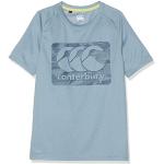Canterbury Vapodri Poly Large Logo Camiseta, Unisex niños, Marga Azul Cielo (Citadel), 10