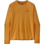 Camisetas deportivas doradas de invierno Patagonia talla S de materiales sostenibles para hombre 
