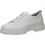 Zapatos blancos de piel con cordones con cordones con tacón de 3 a 5cm formales Caprice talla 41 para mujer 