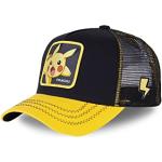 Gorras negras de poliester de béisbol  Pokemon Pikachu Talla Única para hombre 