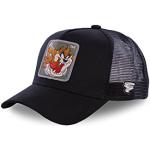 Gorras negras de poliester de béisbol  Looney Tunes Taz Talla Única para hombre 
