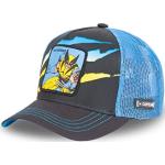 Capslab Wolverine Marvel Black Blue Trucker Cap - One-Size