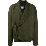 Cárdigans verdes de lana rebajados manga larga de punto MAHARISHI con lazo talla XL para hombre 