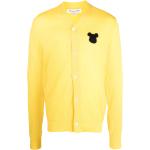 Cárdigans amarillos de lana Disney manga larga con logo Comme des Garçons talla L para hombre 