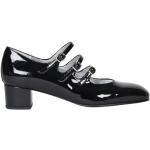 Zapatos negros de charol de tacón con tacón de 3 a 5cm vintage Carel talla 38,5 para mujer 