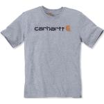 Camisetas grises de manga corta manga corta con cuello redondo con logo Carhartt Workwear talla M para hombre 