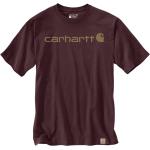Camisetas lila de manga corta manga corta con cuello redondo con logo Carhartt Workwear talla XS para hombre 