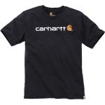 Camisetas negras de manga corta manga corta con cuello redondo con logo Carhartt Workwear talla S para hombre 