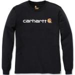 Camisetas negras de cuello redondo con cuello redondo con logo Carhartt Workwear talla XS para hombre 