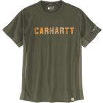 Camisetas verdes de jersey con logo Carhartt Force talla M para hombre 