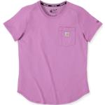 Camisetas rosas de tejido de malla Carhartt Force talla L para mujer 
