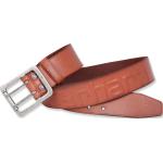 Cinturones marrones de cuero con hebilla  con logo Carhartt 