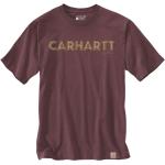 Camisetas rojas de manga corta manga corta con logo Carhartt talla XL para hombre 