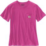 Camisetas rosas de manga corta manga corta Carhartt talla XS para mujer 